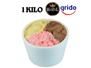1 kilo de helado de heladeria manel