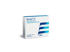 BERTEL D 40/12,5 MG CPR X 28 de HELSE FARMA