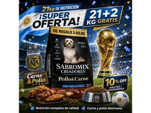 Criadores Sabromix Adulto x21kg + 2kg Gratis de Huellitas TM Moreno