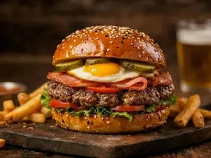 Hamburguesa La Ultima Cena de LA CUADRA
