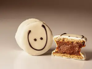 Alfajor de Dulce de Leche Blanco de La Pinocha Córdoba