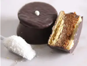 Alfajor de Dulce de Leche con Coco de La Pinocha Córdoba