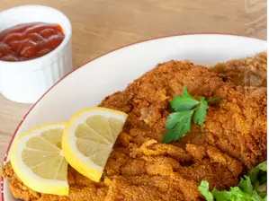 Milanesa sola de La tribu del indio
