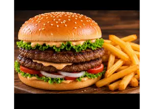 Burguer clásica doble de La verdad de la milanesa