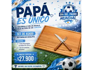 COMBO TABLA RECTANGULAR 15 X 30 RANURADA c/ CUCHILLA de LA CHICA DE LOS MATES