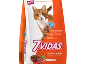 7 VIDAS Gatos Adultos Carne y Pollo x 10 Kg de Las Dalias Pet and Human