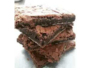 Brownie de chocolate negro sin tacc de Livienglutenfee