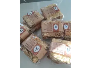 Cuadrado de coco y dulce de leche sin tacc de Livienglutenfee