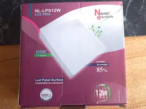 Plafón 12w Nova Electricista luz Fria de LMF MATERIALES ELECTRICOS
