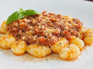 Ñoquis con Boloñesa de Lo De Franco