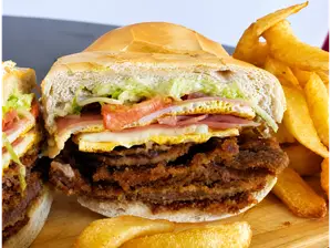 Sandwich de milanesa de Lo de las chicas