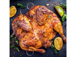 Pollo Asado con Guarnicion de Lo de Hugo