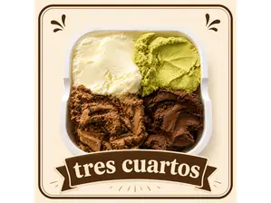 3/4 kilo de helado de Heladeria Los Amores Tres Arroyos