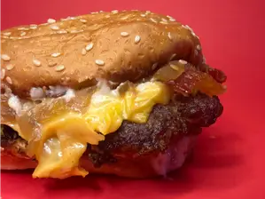 American Bacon de Lucky's burger