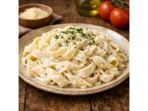 Tallarines Con Crema y Queso de MABEL