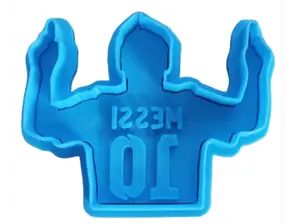 Cortador de galletas 3D Messi 10 Copa del Mu de MAKE3DD