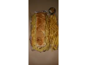 PACHATA DE 20 cm, con papas de M&M COMIDAS PARA LLEVAR