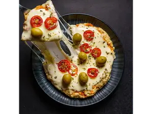 Pizza individual con masa de pollo pack 5 unidades de MealPro