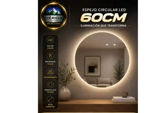 Espejo Circular Led de Merida Hogar Mercedes
