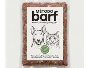Vianda barf gato pack mensual (x30) de Método barf