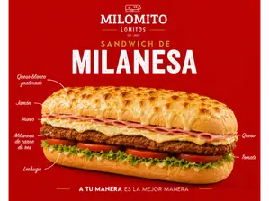 Sandwich de Milanesa de Milomito Tartagal