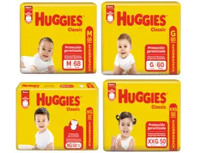 HUGGIES CLASSIC SUPERPACK de PAÑALERA MONADAS