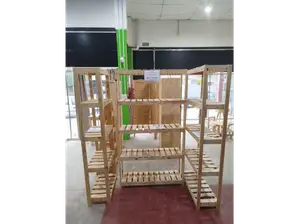 Estantería con cruzantes de 1/2 de Mueblería Aquí Pino Cosquín