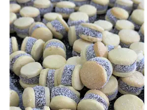 Mini alfajor de Maicena (25 Unidades) de Nacha Rivero - Pastelería