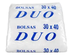 Bolsa camiseta 30x40 blanca de NEME DESCARTABLES
