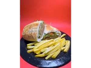 Sandwich de milanesa de Papanatas