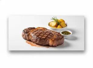 Bife de chorizo de Parrilla el luchador