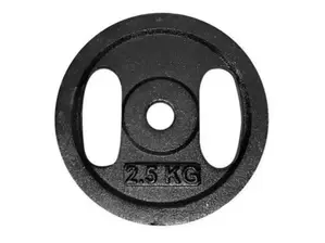 Disco de fundicion con agarre 2.5kg de PG Materiales Deportivos