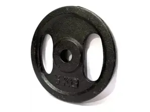 Disco de fundicion con agarre 5kg de PG Materiales Deportivos