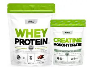 Combo Star Creatina 300gs + Whey Protein 908g Doypack Star Nutrition de Pistacho Dietetica