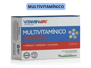 Multivitamínico Energia Vitamin Way X 30 Capsulas de Pistacho Dietetica