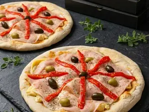 Especial de Jamón Natural y Morrones de Pizza Juana