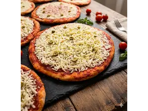 Pizza lista de muzzarella de Pizza lista - practicomidas