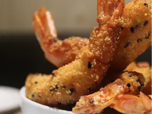 Langostinos Rebozados de Primer Paso