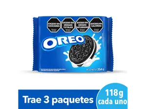 Galletitas Oreo Rellenas Con Crema Sabor Original 354 Gr de Puni