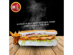 SANDWICH DE MILANESA DE POLLO de Que Lomitos - Villa Maria