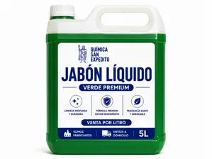 Jabón líquido verde premiun de Quimica y forrajeria San Expedito