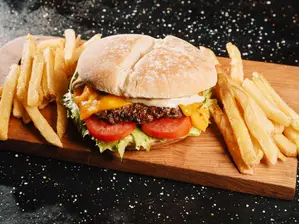 HAMBURGUESA SIMPLE de Rapido y Sabroso