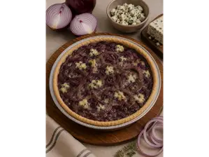 Tarta de Cebolla Morada y Queso Azul de RICASA