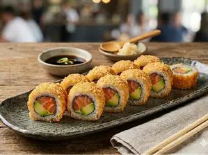 Panizado Avocado de Samurái Sushi