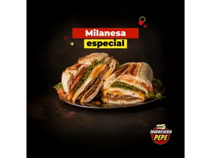 MILANESA ESPECIAL de SANDWICHERIA PEPE