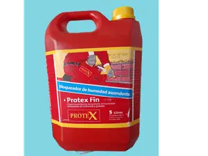PROTEX FIN x 5 lts. - bloqueador de humedad ascendente en cimientos y paredes de SANVISECO - Soluciones para IMPERMEABILIZAR TU CASA