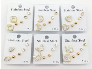 Aros con formas strass de Scandalosa_catamarca