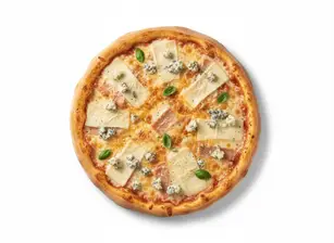 Pizza 4 quesos de Simple y Rico