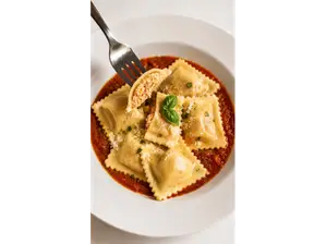 Ravioles de pollo, morrón y cebolla de Sin Gluten Ozganic