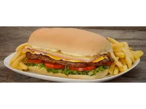 2 LOMOS COMPLETOS GRANDES 100% LOMO C/PAPAS de Supremo fast food